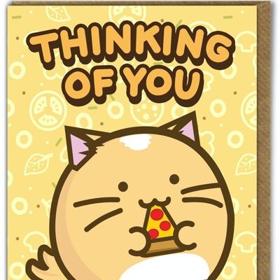 Funny Kuwaii Cute Card - Thinking Of You