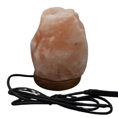 Lámpara USB de sal cruda del Himalaya