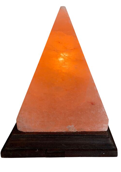 Lampada di sale himalayano a Piramide
