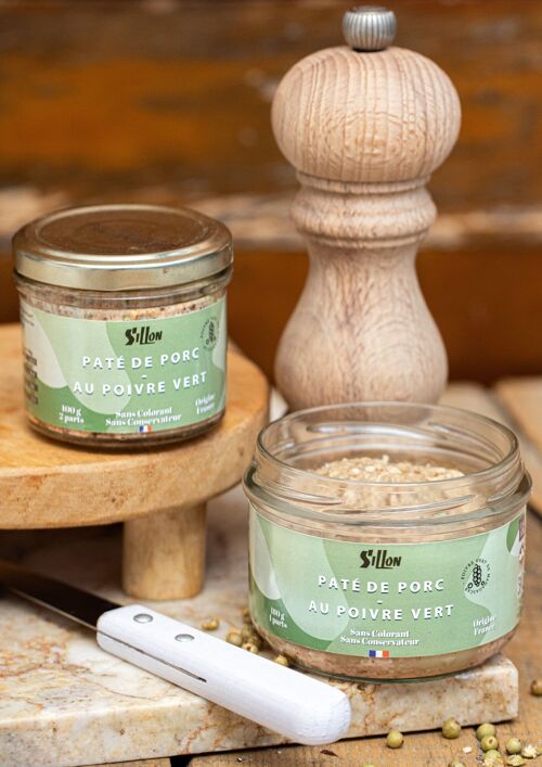 Pâté de Porc au Poivre Vert
