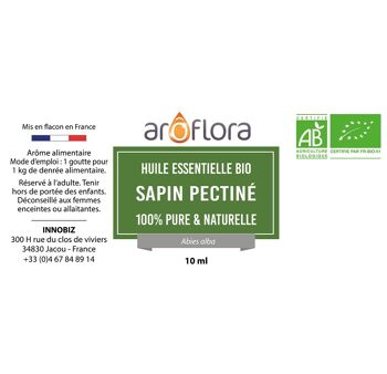 lot de 6 huiles essentielles 6x10 ml Sapin pectiné 3