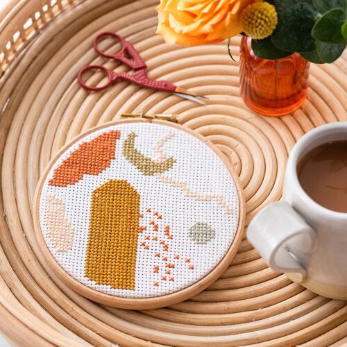 Abstract Shapes Cross Stitch Kit