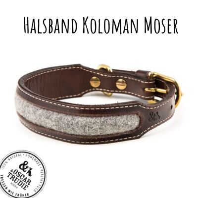 Lederhalsband - Koloman Moser