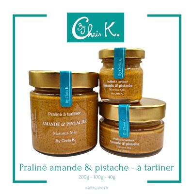 Pâte à tartiner AMANDE & PISTACHE, Mamma Mia – by Chris K.