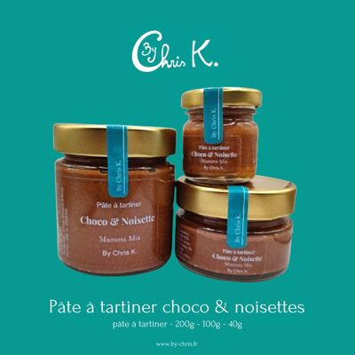 Pâte à tartiner CHOCOLAT & NOISETTE, Mamma Mia – by Chris K