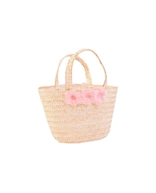 15637 - Straw basket - 100% handmade - SS23