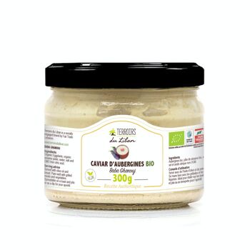 Caviar d'Aubergines - Baba Ghanouj - BIO – 300g - Apéritif 1