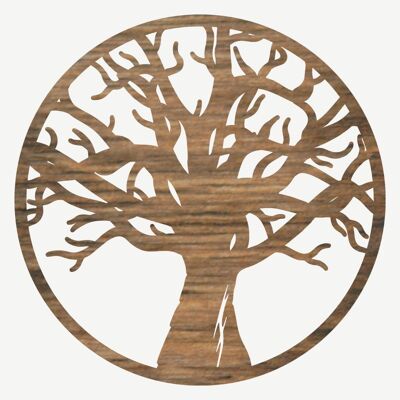 Wooden Mug Coaster "Oak Tree"