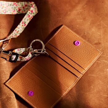 Porte-cartes et porte-clés : LK WalKyn' Glazed Ginger Brown 4