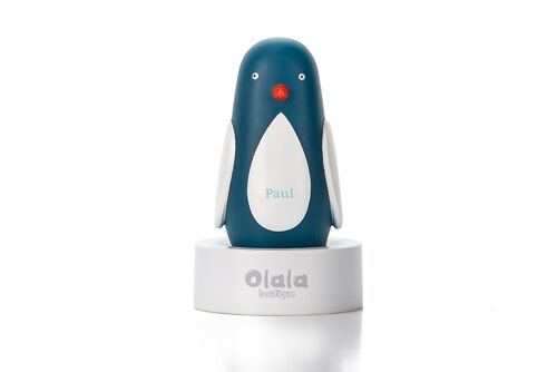 Veilleuse - Pingouin Paul - recharge à induction - bleu
