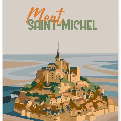 Affiche ville Mont-Saint-Michel 2