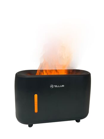 Diffuseur d'arômes Tellur Flame, 240 ml, 12 heures, télécommande, gris 4