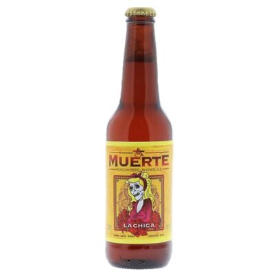 LA MUERTE - Cerveza Rubia - 24 Botellas