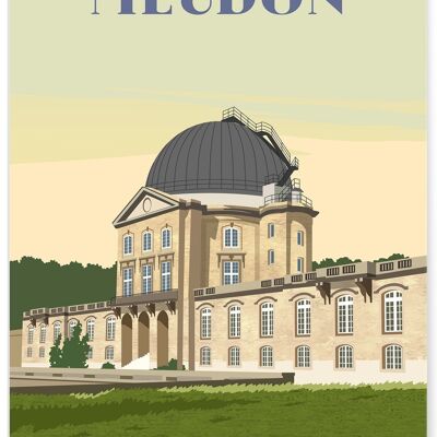 Cartel ilustrativo de la ciudad de Meudon