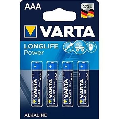 VARTA - BATTERIES LONGLIFE Power LR03 - AAA Bx4