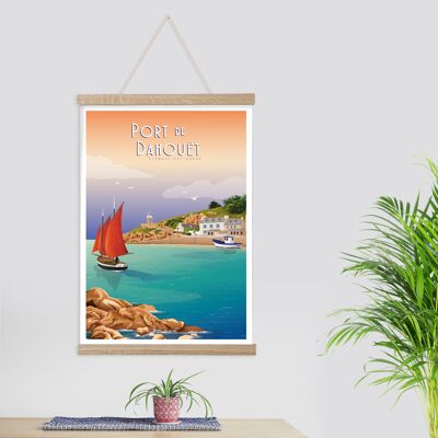 Port of Dahouët poster - Pléneuf-Val-André