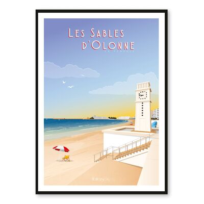 Les Sables d'Olonne poster - the pendulum