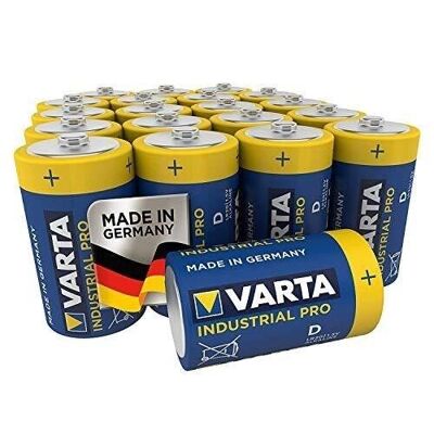 VARTA - PILAS INDUSTRIALES D LR20 POR UNIDAD