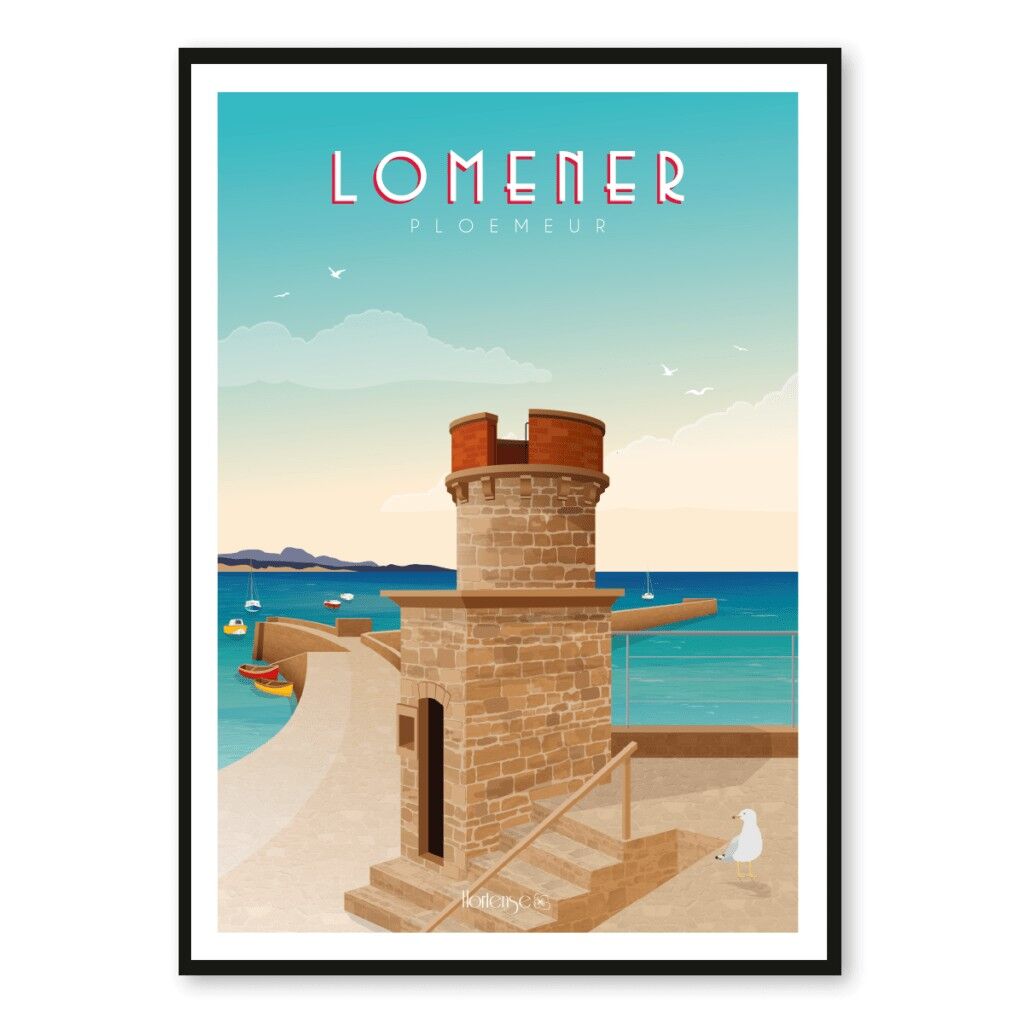 Lomener Plakat - Ploemeur