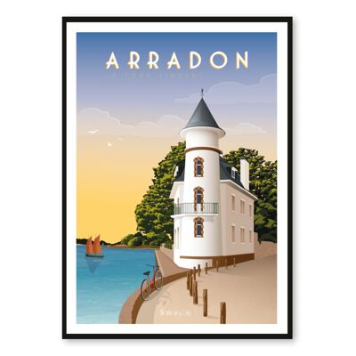 Affiche Arradon - La tour Vincent