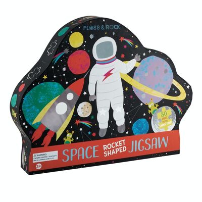 SPACE SHAPE PUZZLE (80 PIECES)