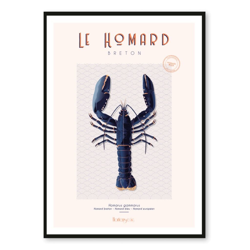 Breton Lobster Poster