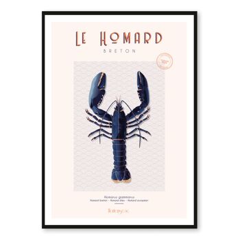 Affiche Homard Breton 1