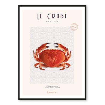 Affiche Crabe Breton 1