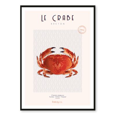 Breton crab poster