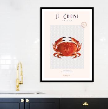Affiche Crabe Breton 2