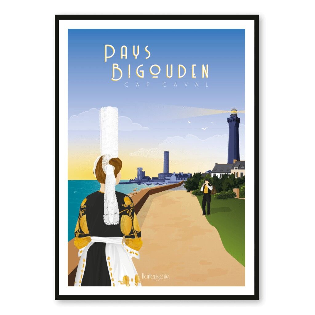 Bigouden Country Poster - Cap Caval