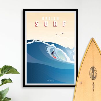 Affiche Breizh - Surf 2