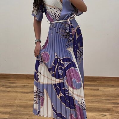 Lilac print dress