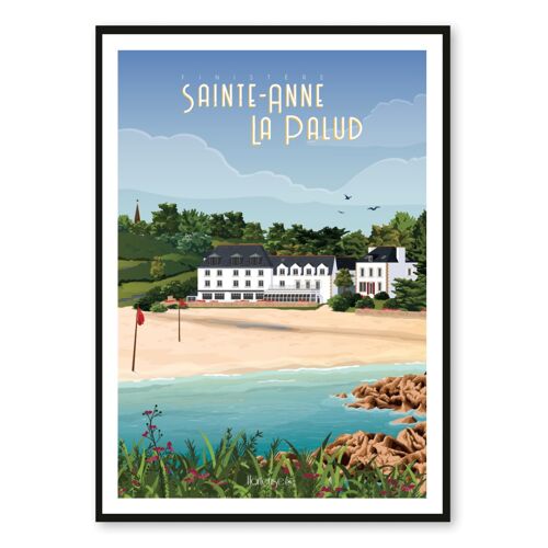Affiche Sainte-Anne La Palud - Finistère