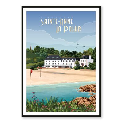 Sainte-Anne La Palud poster - Finistère
