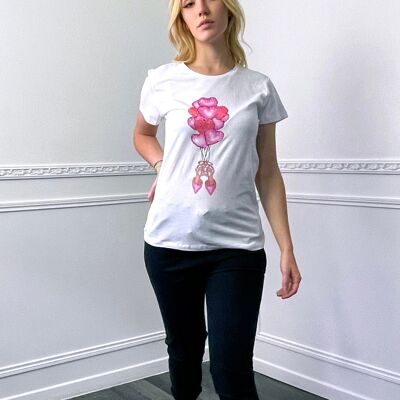 T-Shirt con palloncini glitterati 3