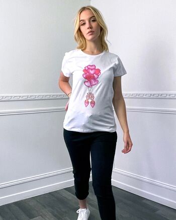 T-Shirt ballons pailleté 3 1