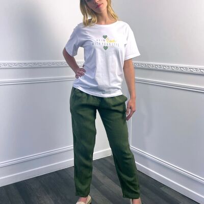 Be in love khaki T-shirt