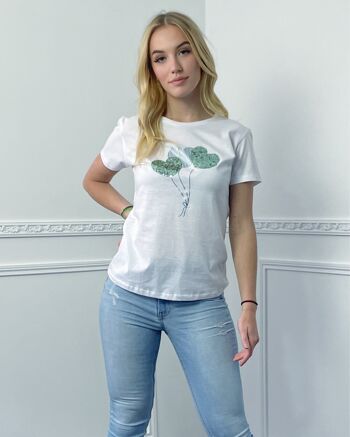 T-Shirt coeur sequins 6