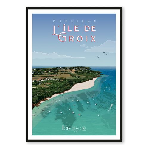 Affiche l'Île de Groix - Morbihan