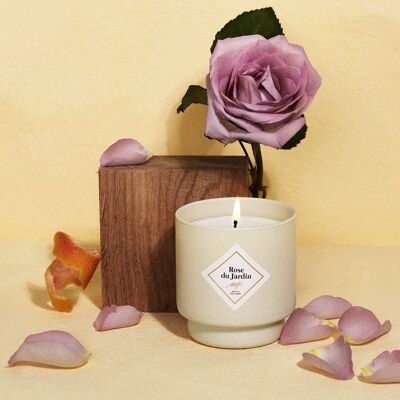 Bougie parfumée format classique - Rose du Jardin 200g