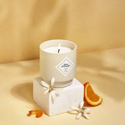 Bougie parfumée format classique - Fleur d'Oranger 200g
