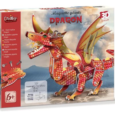 Modelo de dragón gigante