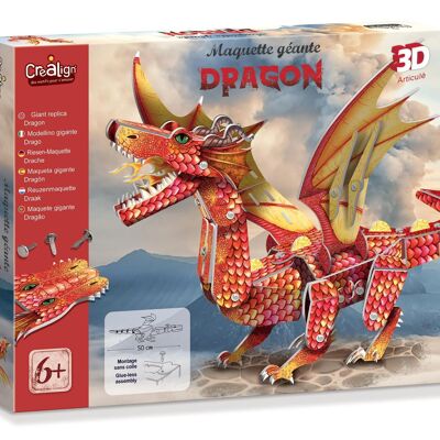 Modelo de dragón gigante