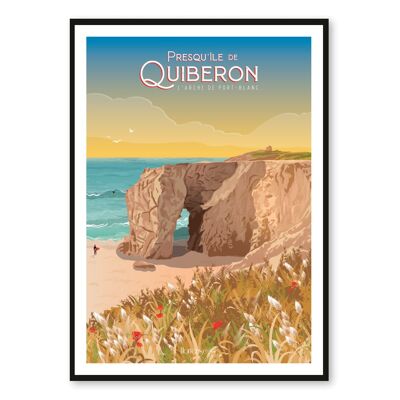 Póster de la península de Quiberon - El arco de Port-Blanc