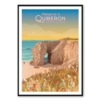 Affiche Presqu'Île de Quiberon - L'arche de Port-Blanc 1