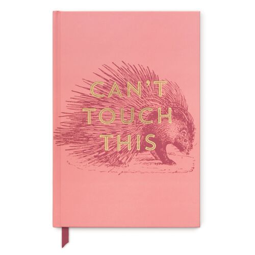 Vintage Sass Hardcover Journal - Can't Touch This