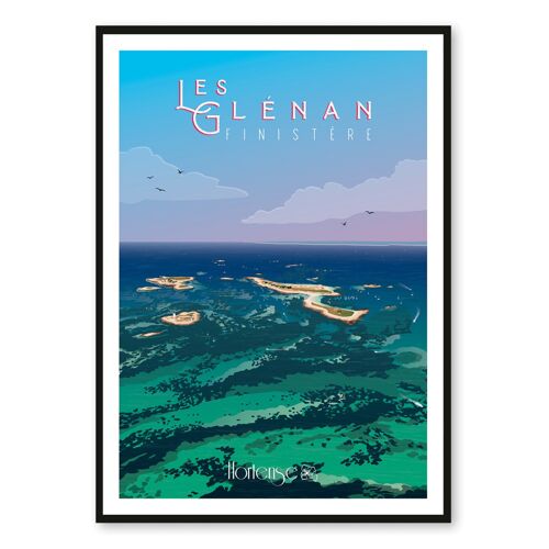 Affiche Les Glénan - Finistère