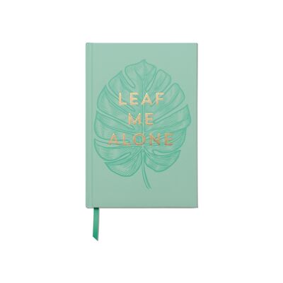 Vintage Sass Cuaderno de tapa dura - Leaf Me Alone