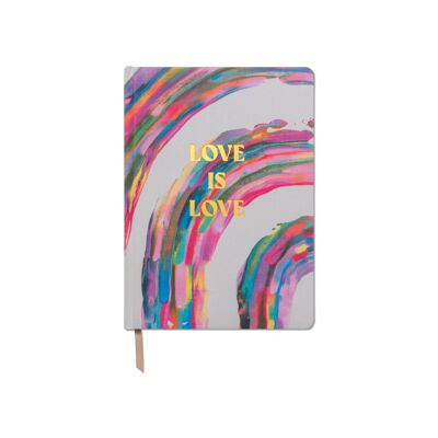 Jumbo Journal Bookcloth - Love Is Love